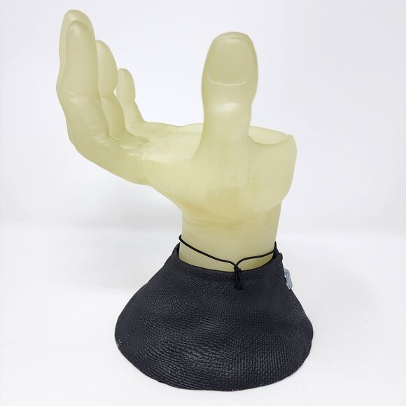 Bath & Body Works Halloween Glow in the Dark Franken Hand 3 wick Candle Holder - Picture 7 of 13